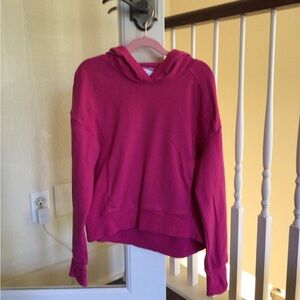 Athleta Girl Pink Relaxed Long Sleeve Sweatshirt